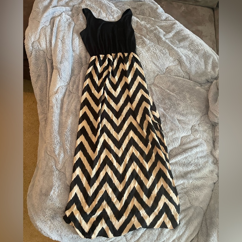 Moa Moa Tank Top Maxi Dress with Slit Size Small juniors